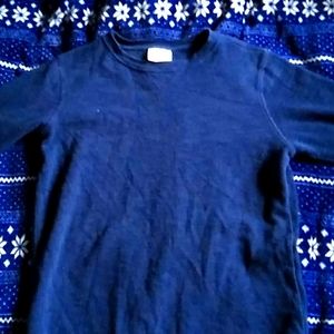 Cat and jack navy blue long sleeve shirt.